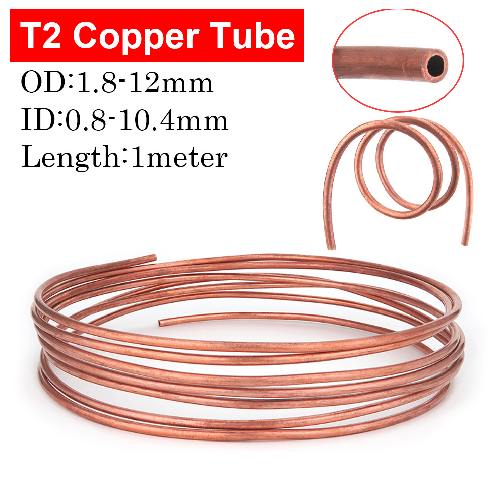 Copper Wire Roll - 1 Метр Мягкий медный трубка T2