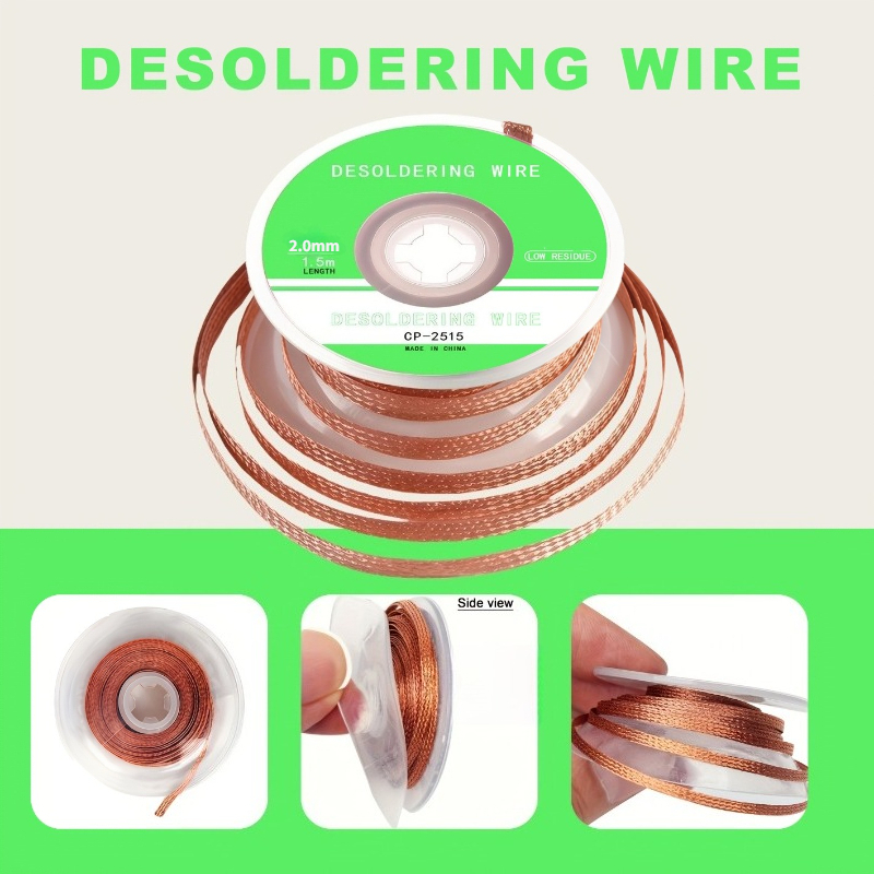 Copper Wire Roll - Безотмывочная медная оплетка для удаления припоя,
