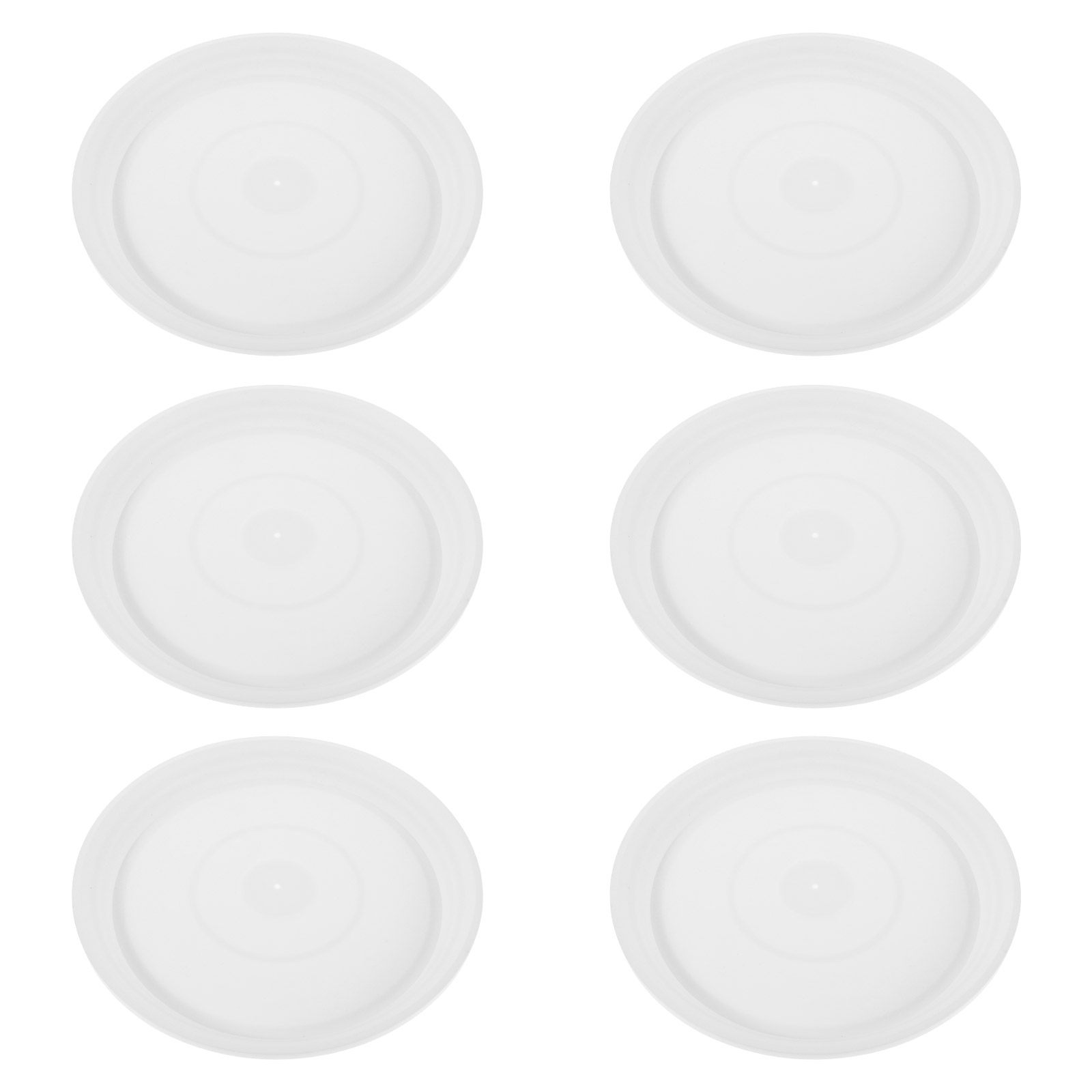 Drip Tray Saucer - 6 шт. круглых пластиковых поддонов для