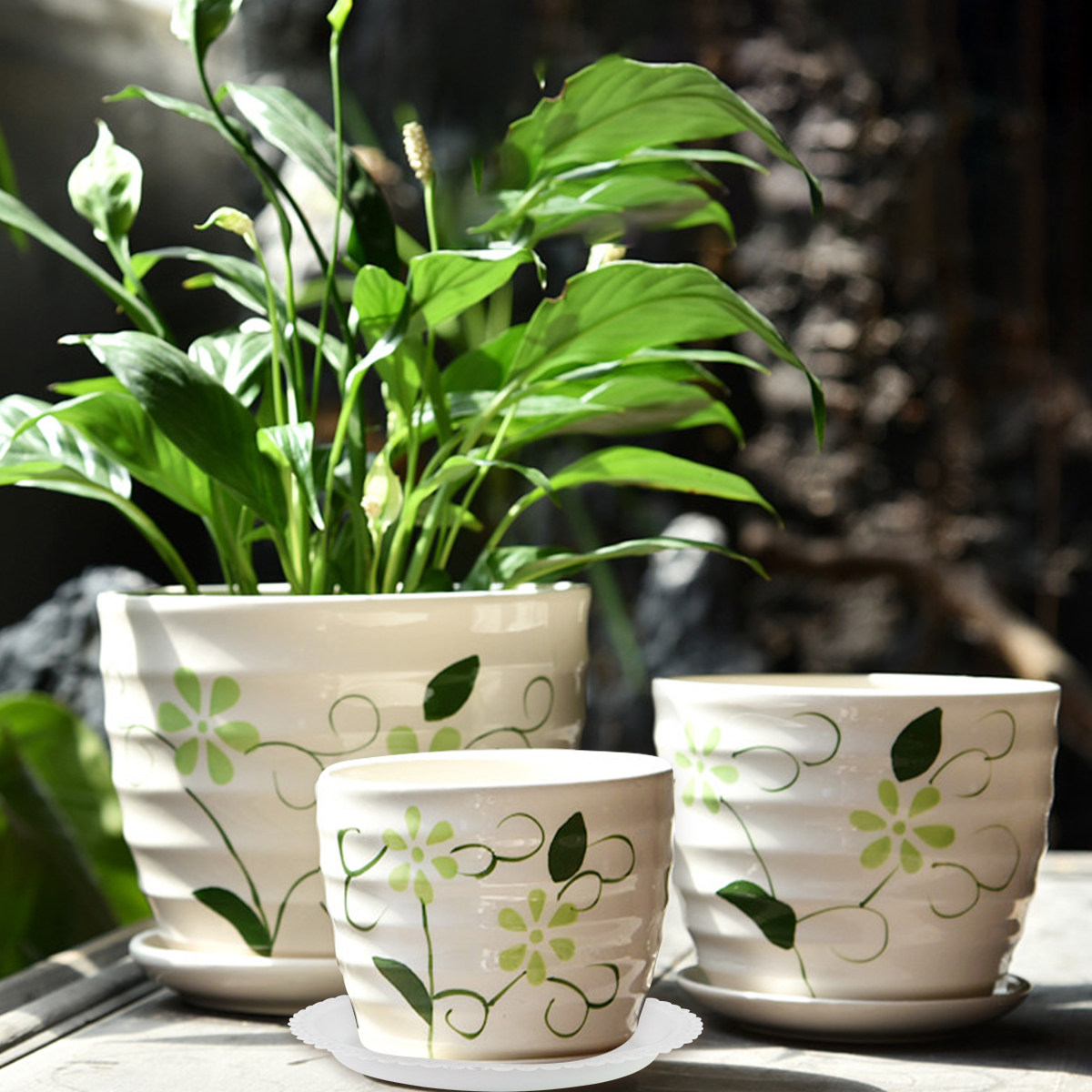 20 шт. круглых поддонов для цв – обзор и цена Drip Tray Saucer